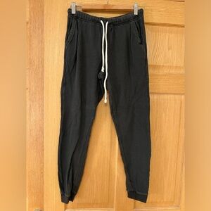 Aerie Charcoal Waffle Knit Joggers